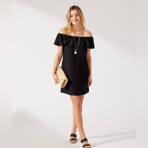 NWOT Tommy Bahama Linen Blend Off the Shoulder Dress